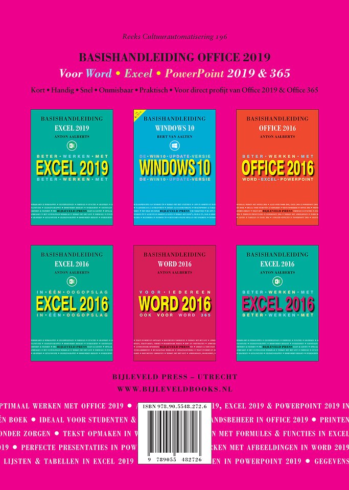 Basishandleiding Office 2019