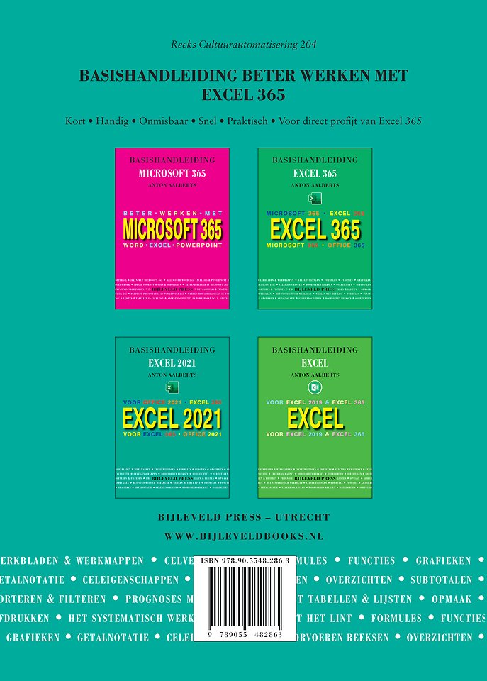 Basishandleiding beter werken met Excel 365
