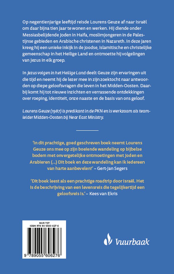 Jezus volgen in het Heilige Land