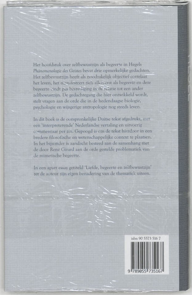 Zelfbewustzijn, begeerte en de ander