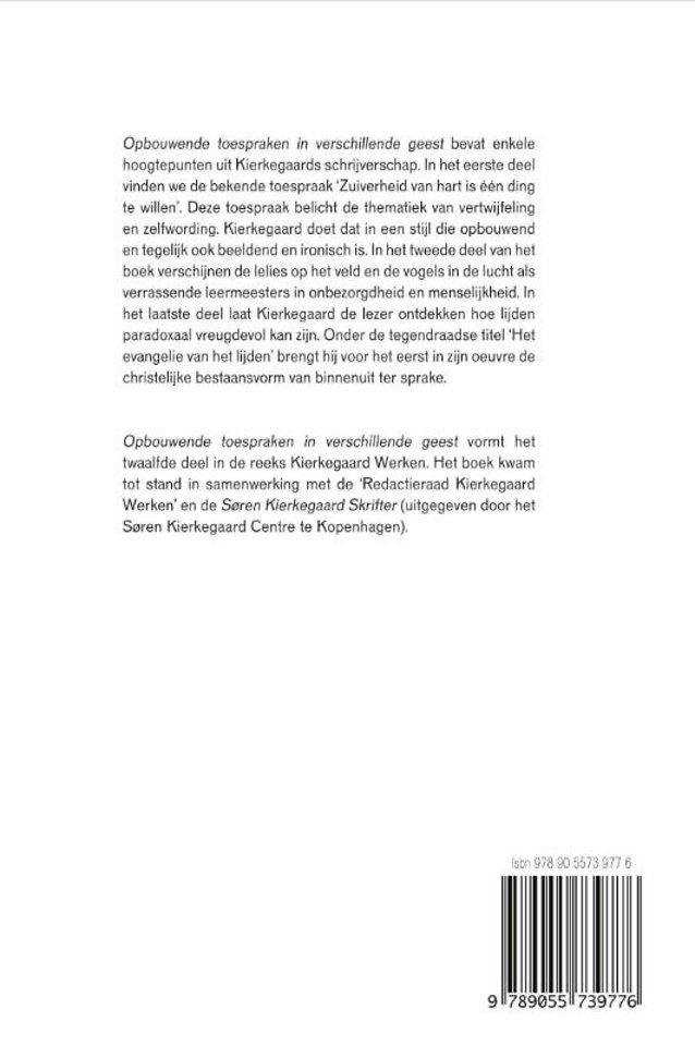 Opbouwende toespraken in verschillende geest