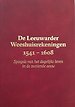 De Leeuwarder Weeshuisrekeningen 1541 - 1608