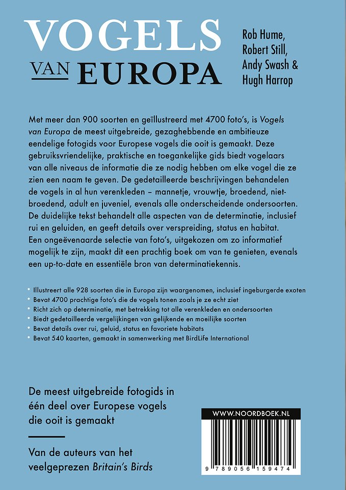 Vogels van Europa