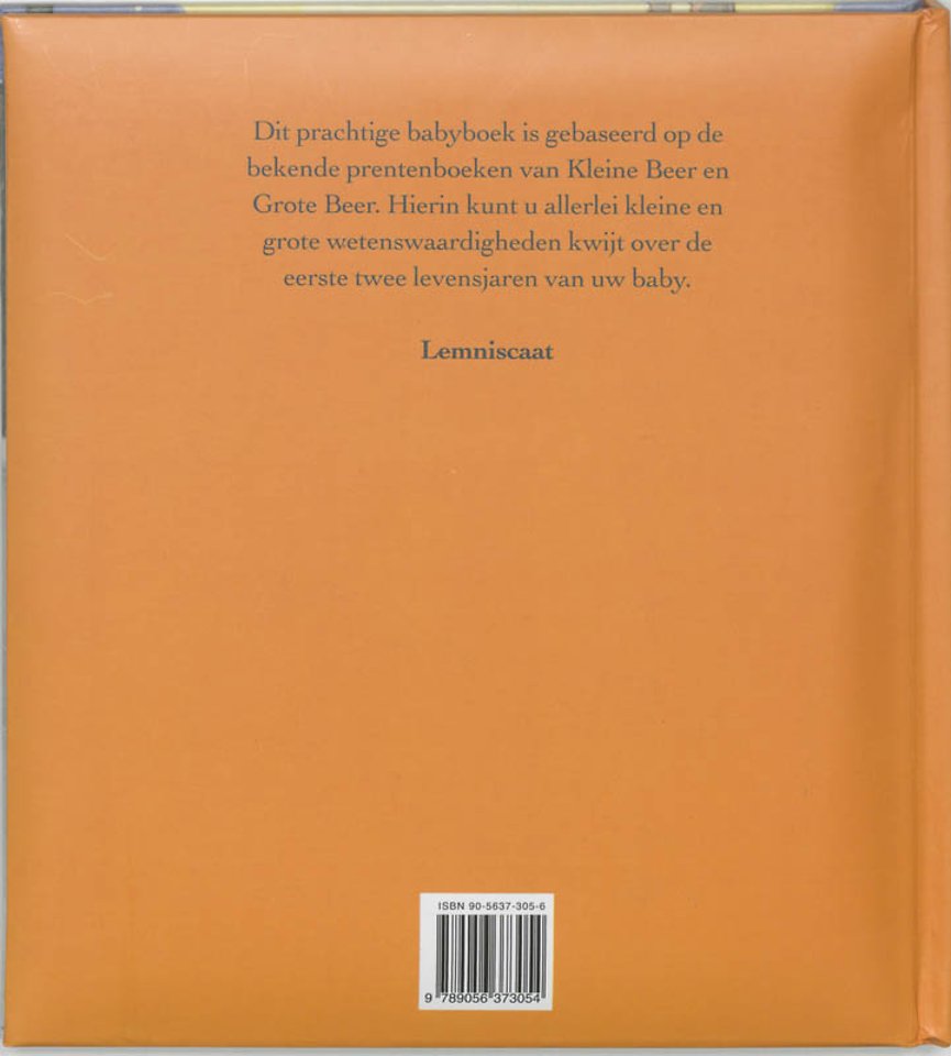 Babyboek gebaseerd op de boeken van Kleine Beer