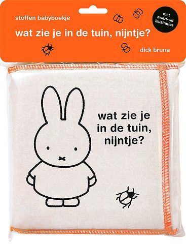 stoffen babyboekje, wat zie je in de tuin, nijntje?