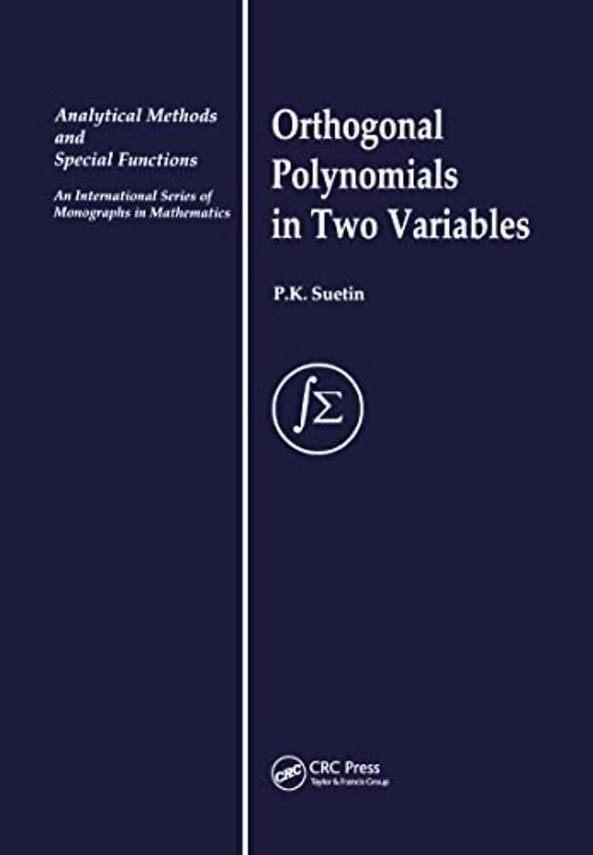Orthogonal Polynomials in Two Variables