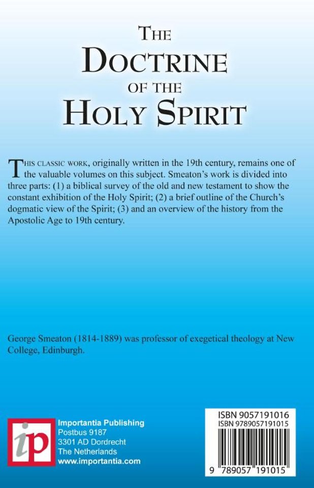 The doctrine of the Holy Spirit