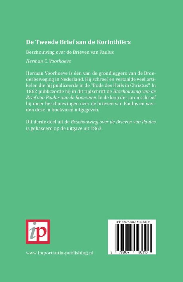 De Tweede Brief aan de Korinthiërs III