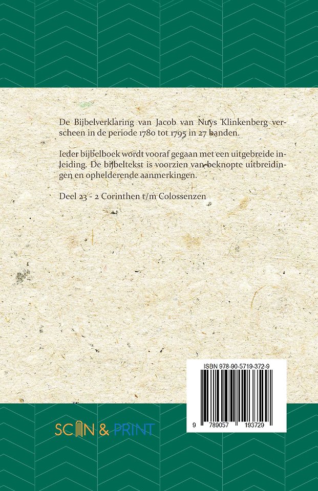 2 Corinthen t/m Colossenzen