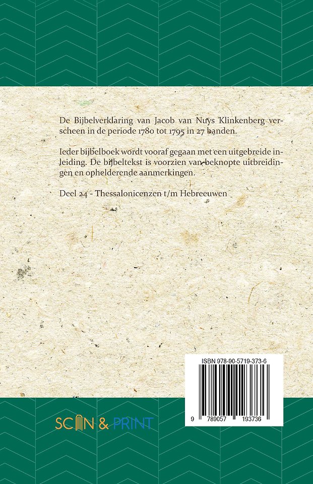 Thessalonicenzen t/m Hebreeuwen