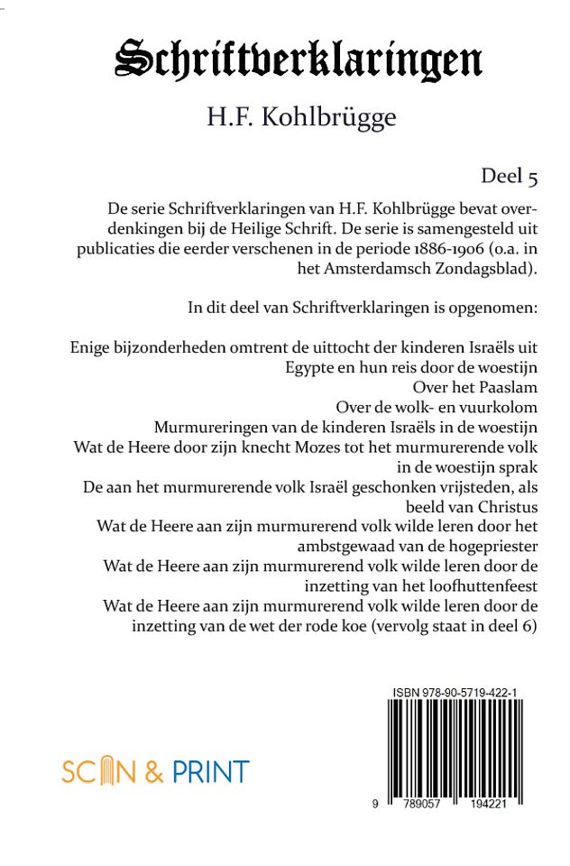 Schriftverklaringen 5
