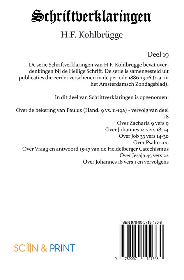 Schriftverklaringen 19