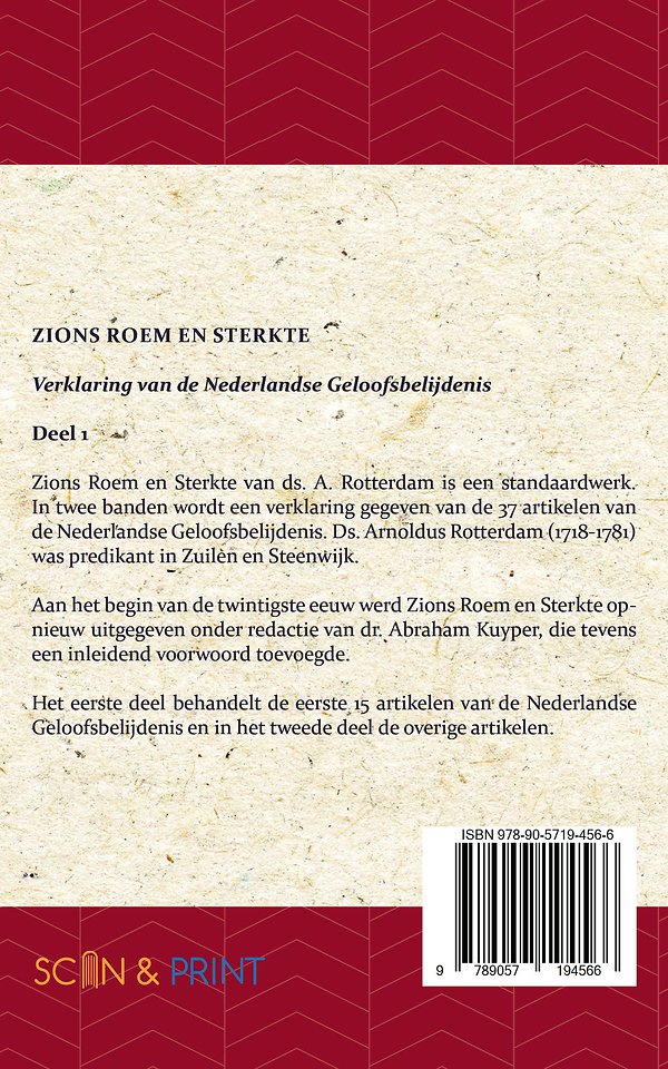 Zions Roem en Sterkte Deel 1