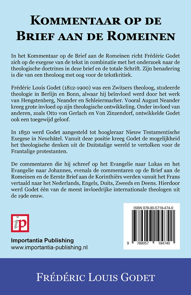 Kommentaar op de Brief aan de Romeinen