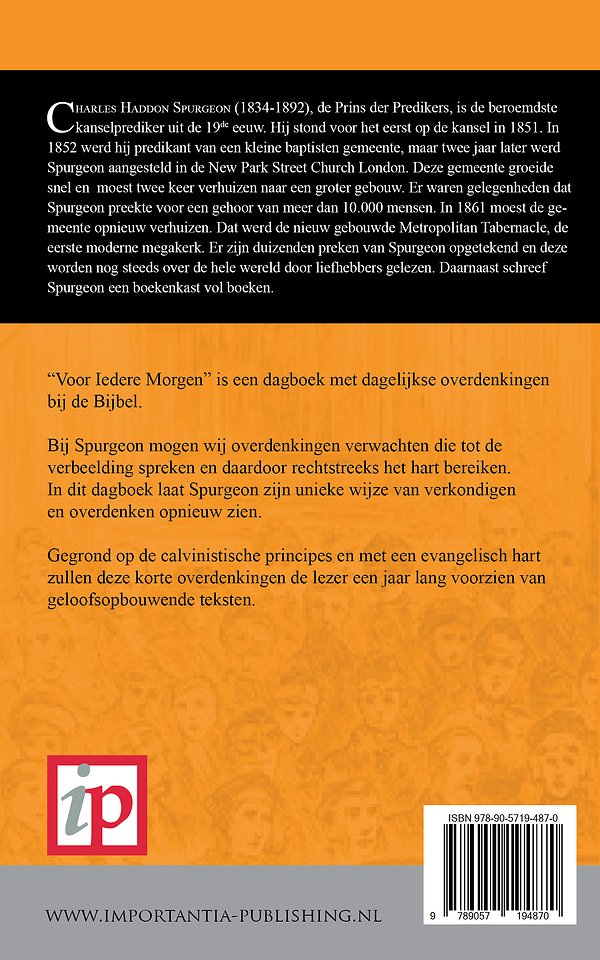 Voor iederen morgen