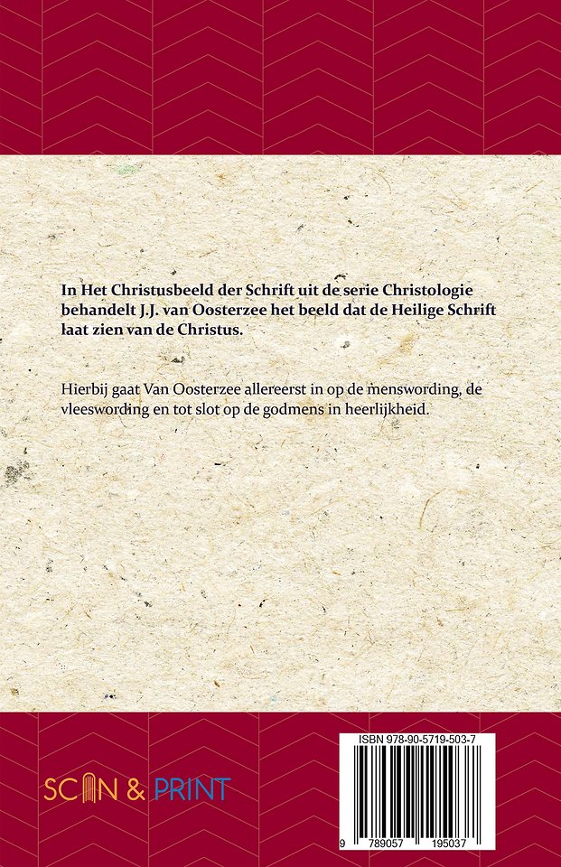 Christologie: Het Christusbeeld der Schrift