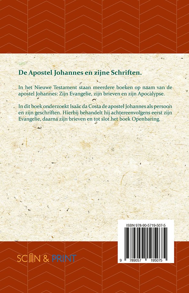 De Apostel Johannes en zijne Schriften