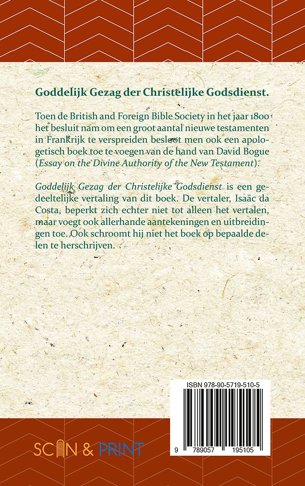 Goddelijk gezag der Christelijke Godsdienst