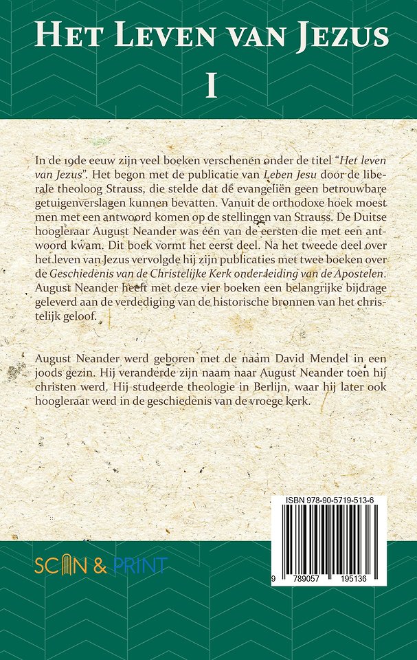 Het Leven van Jezus I