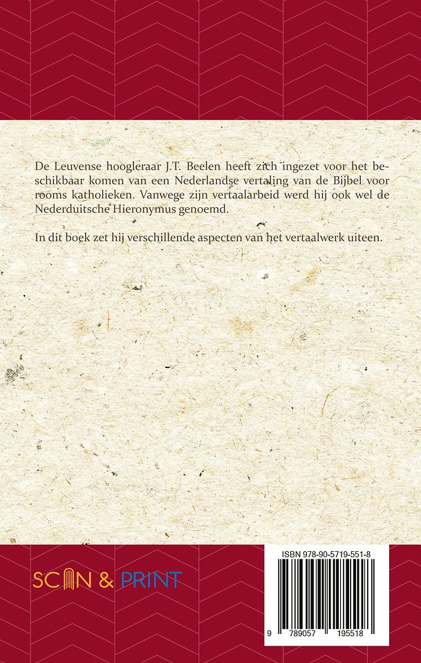 Grondregels voor het vervaardigen ener Nederduitsche Vertaling van het Nieuwe Testament