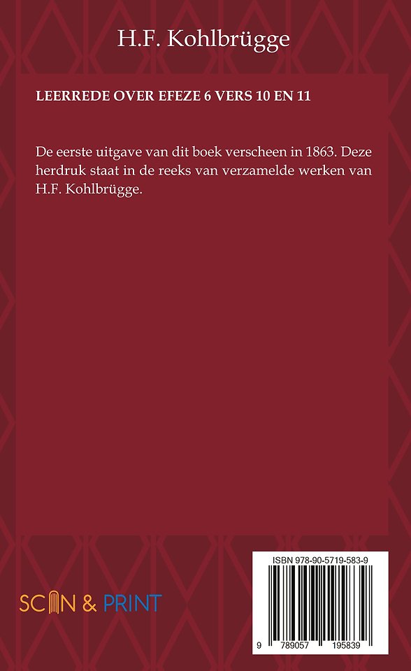 Leerrede over Efeze 6, vs. 10 en 11