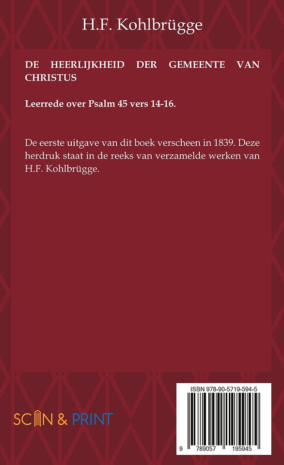 De heerlijkheid der gemeente van Christus