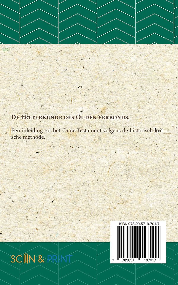 De letterkunde des Ouden Verbonds