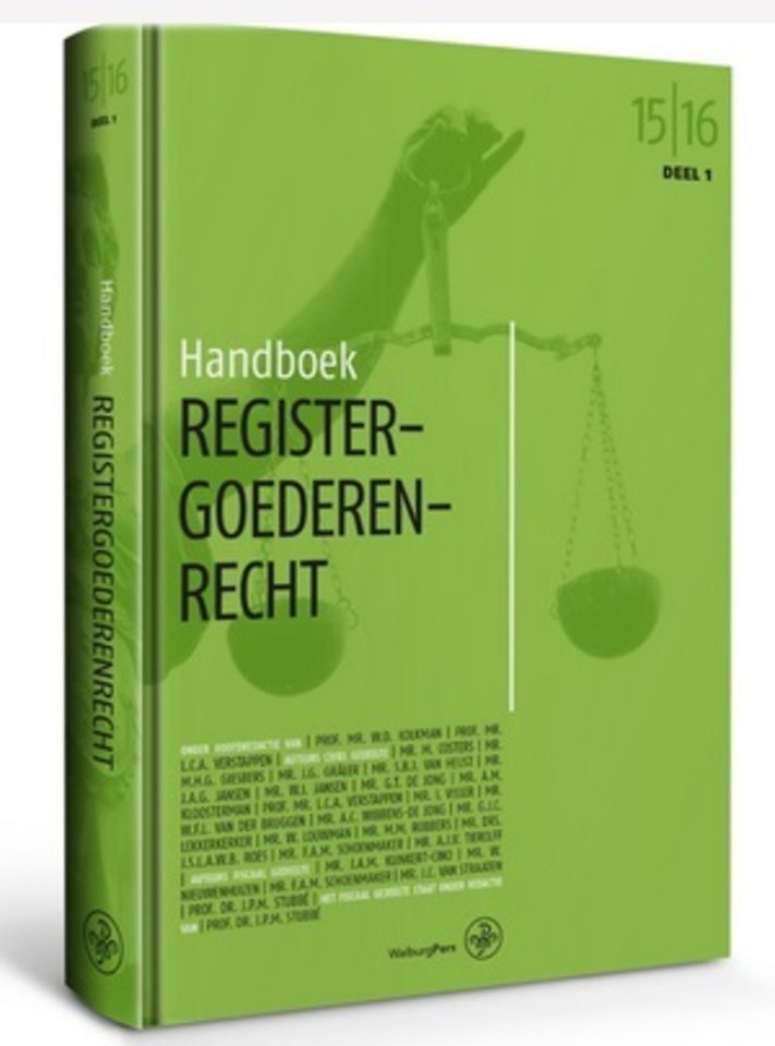 Handboek registergoederenrecht 2015-2016