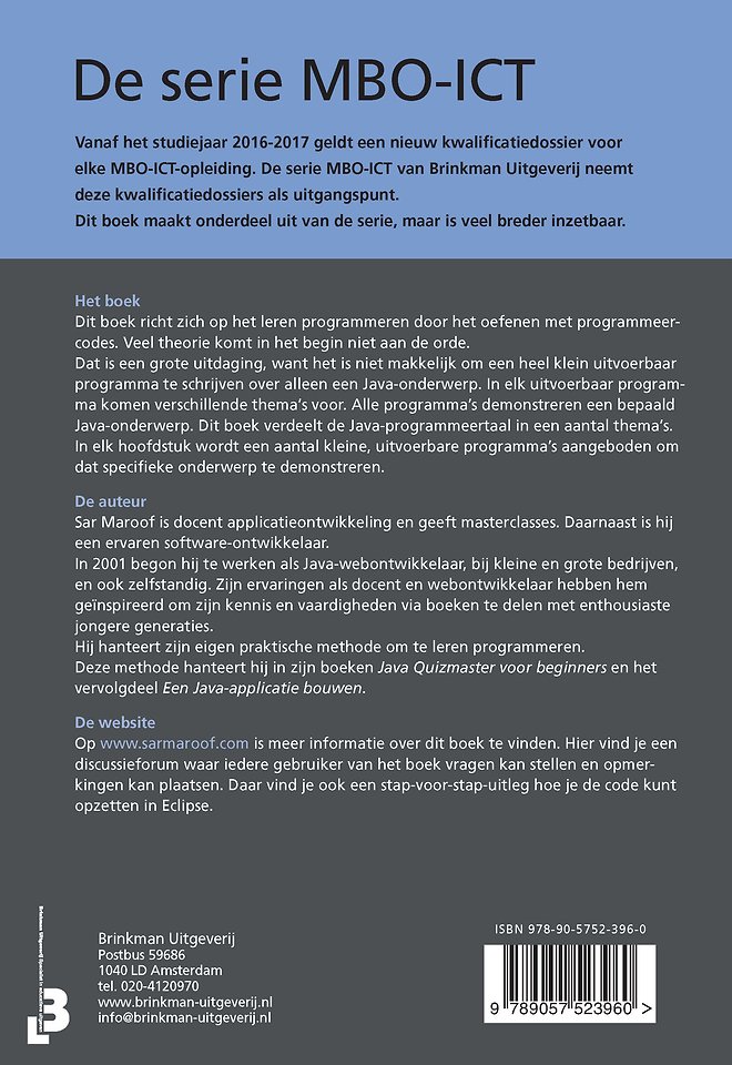 Java Quizmaster voor beginners