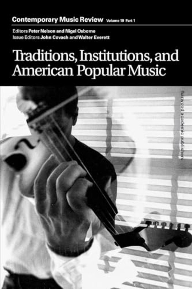 Traditions, Institutions, and American Popular Tradition