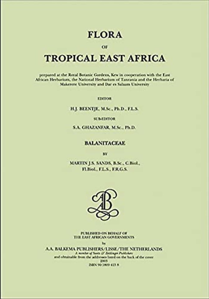 Flora of tropical East Africa - Balanitaceae (2003)