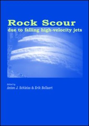 Rock Scour Due to Falling High-Velocity Jets