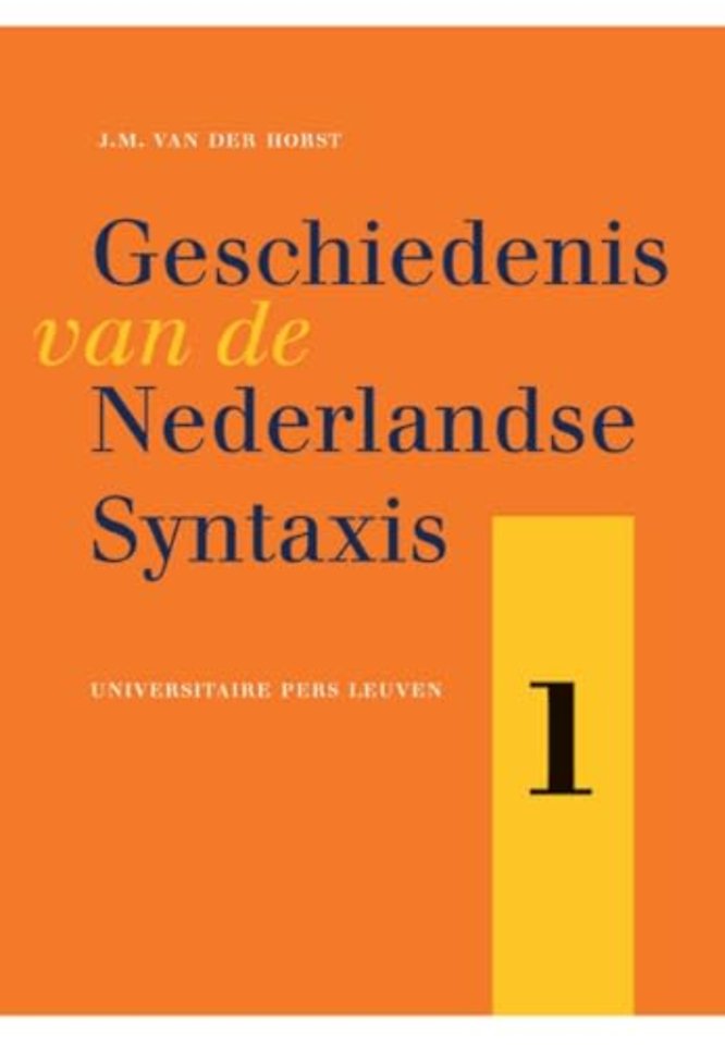 Geschiedenis van de Nederlandse syntaxis