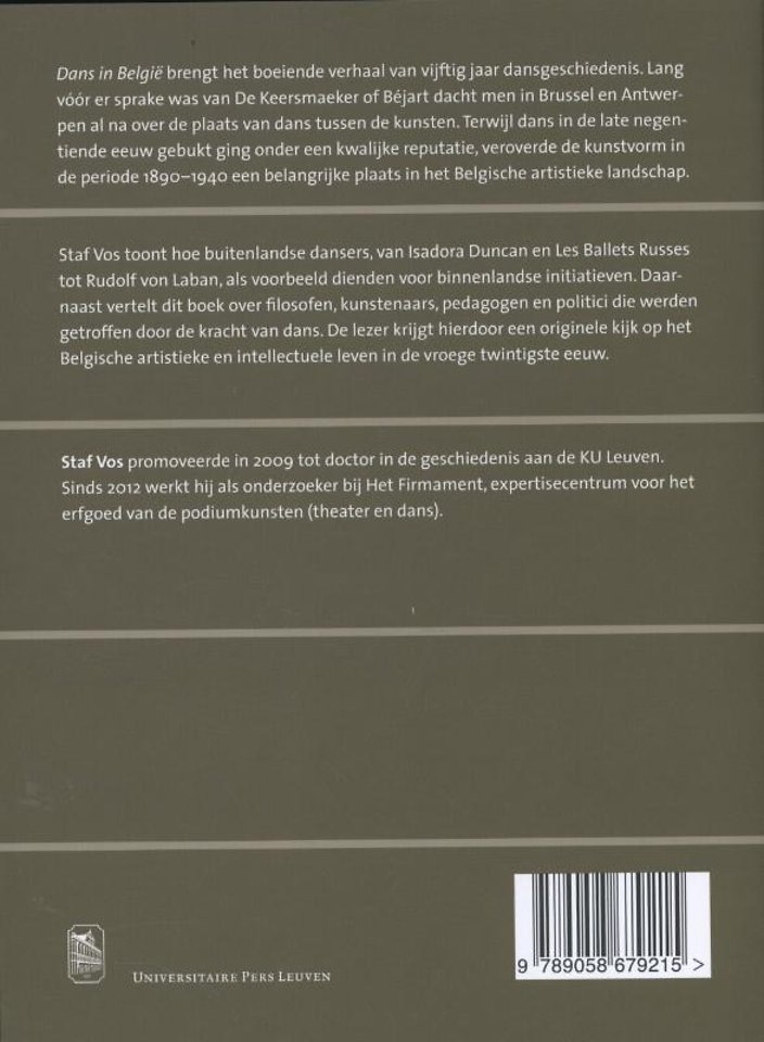 Dans in Belgie 1890-1940