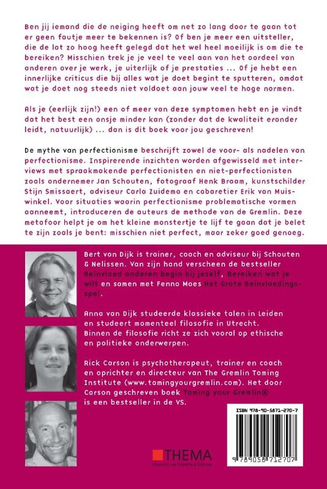 De mythe van perfectionisme