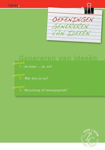 Oefeningen genereren van ideeen