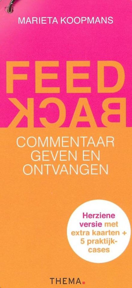 Feedback door Marieta Koopmans Managementboek.nl