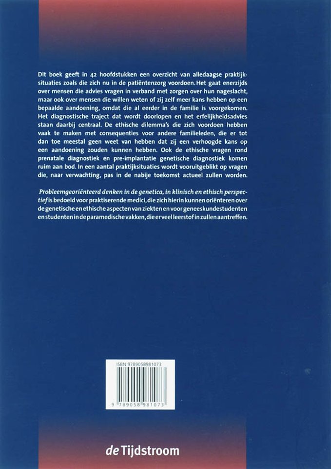 Probleemgeoriënteerd denken in de genetica in klinisch en ethisch perspectief