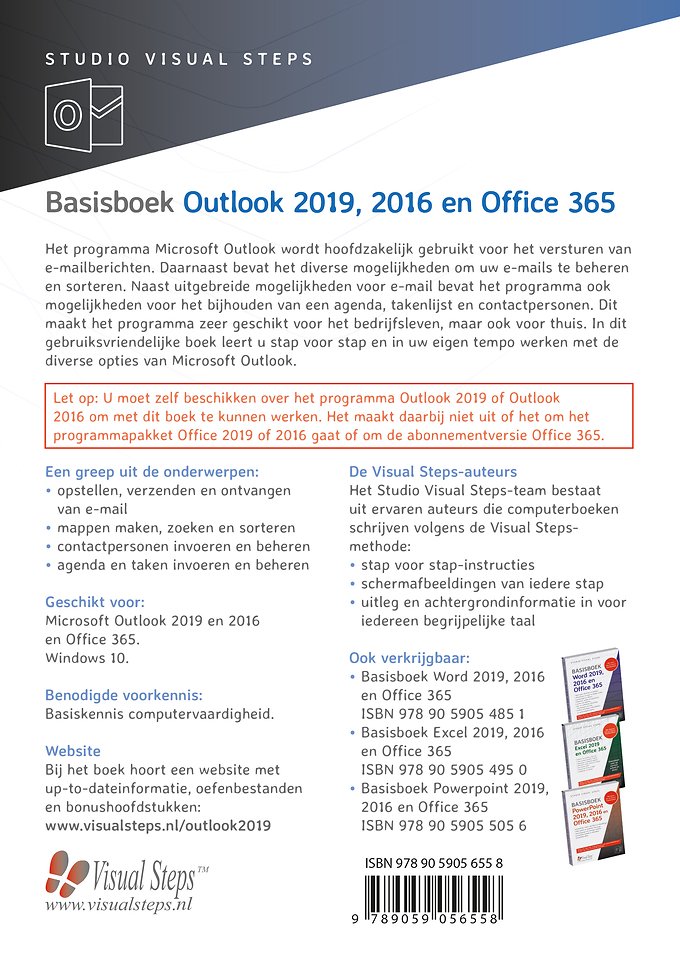 Basisboek Outlook 2019, 2016 en Office 365