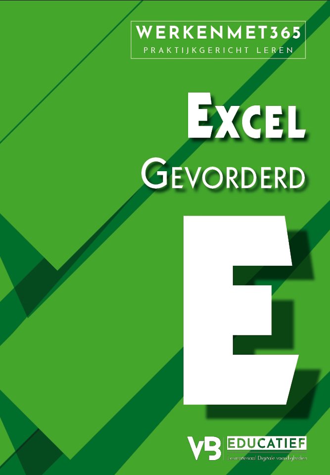 Werken met Excel Gevorderd 365