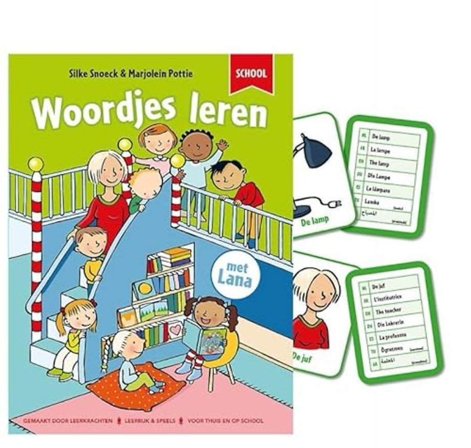 School - Boek + woordkaarten