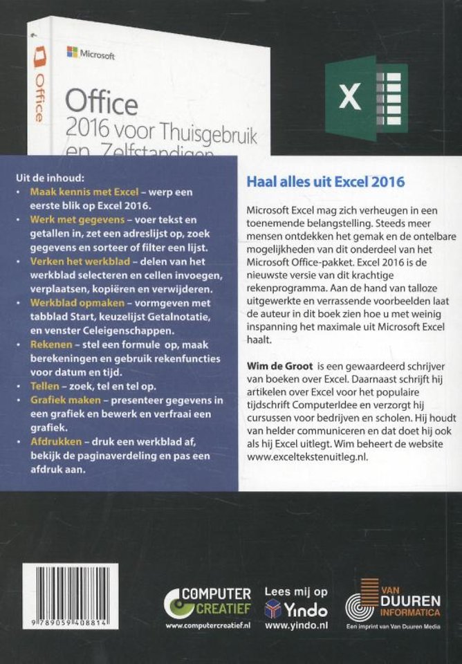 Ontdek Microsoft Excel 2016