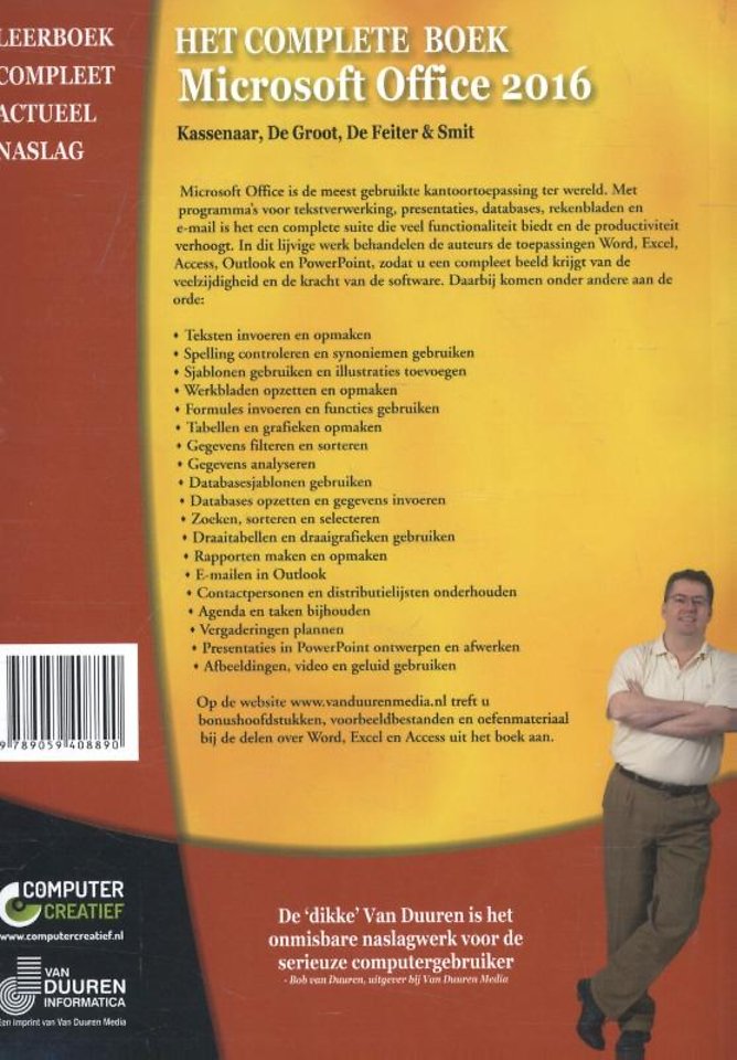 Het Complete Boek: Microsoft Office 2016