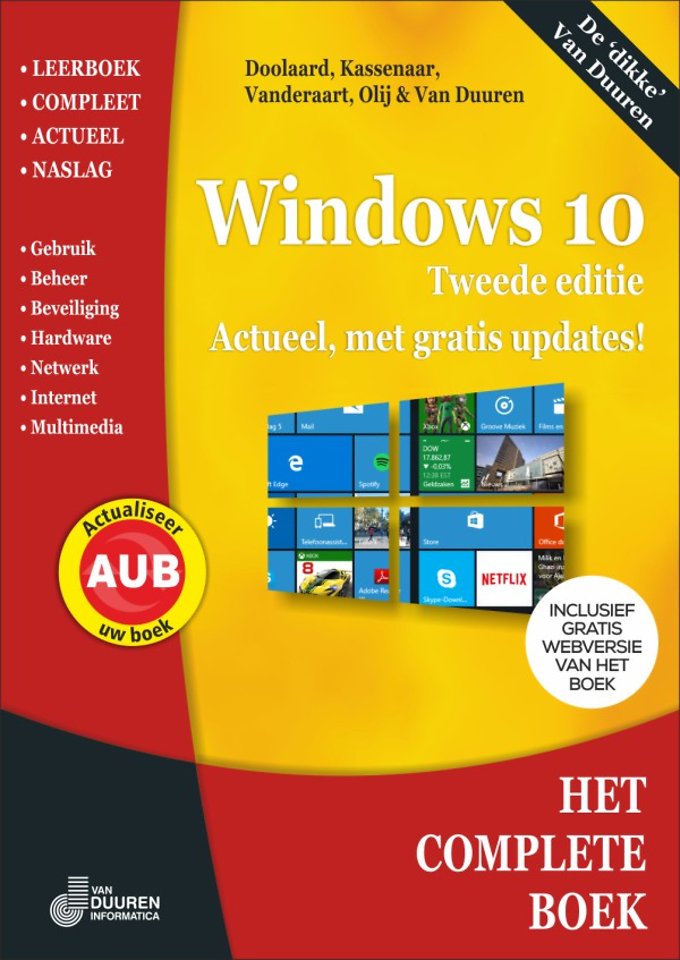 Het Complete Boek Windows 10 Tweede editie