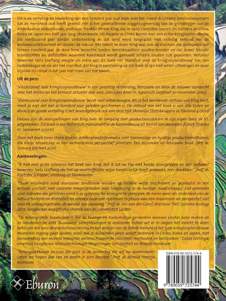 Vierduizend jaar kringlooplandbouw