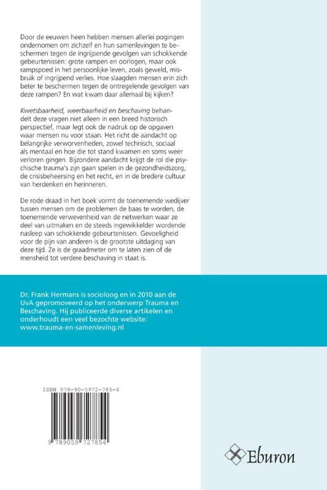 Kwetsbaarheid, weerbaarheid en beschaving