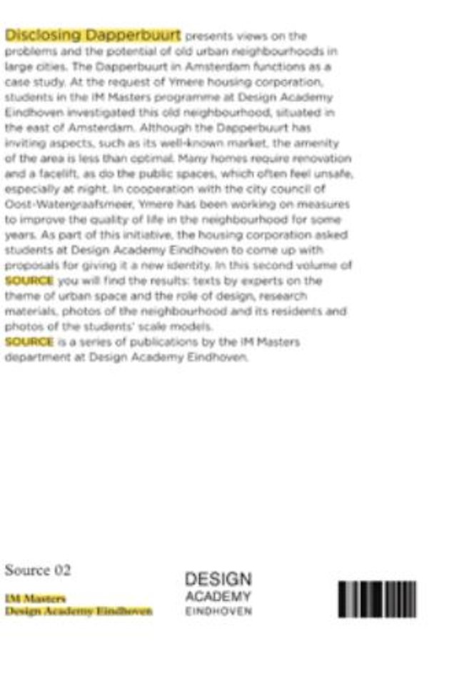 Source 02 Disclosing Dapperbuurt