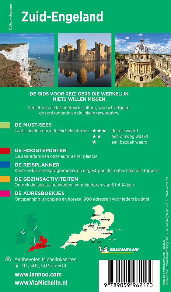 Michelin Reisgids Zuid-Engeland