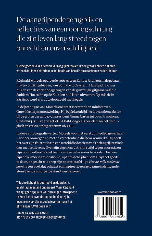 Het was mijn verdomde plicht