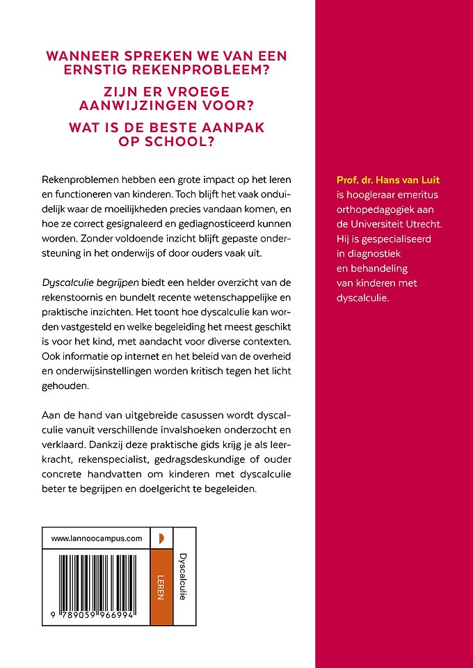 Dyscalculie begrijpen